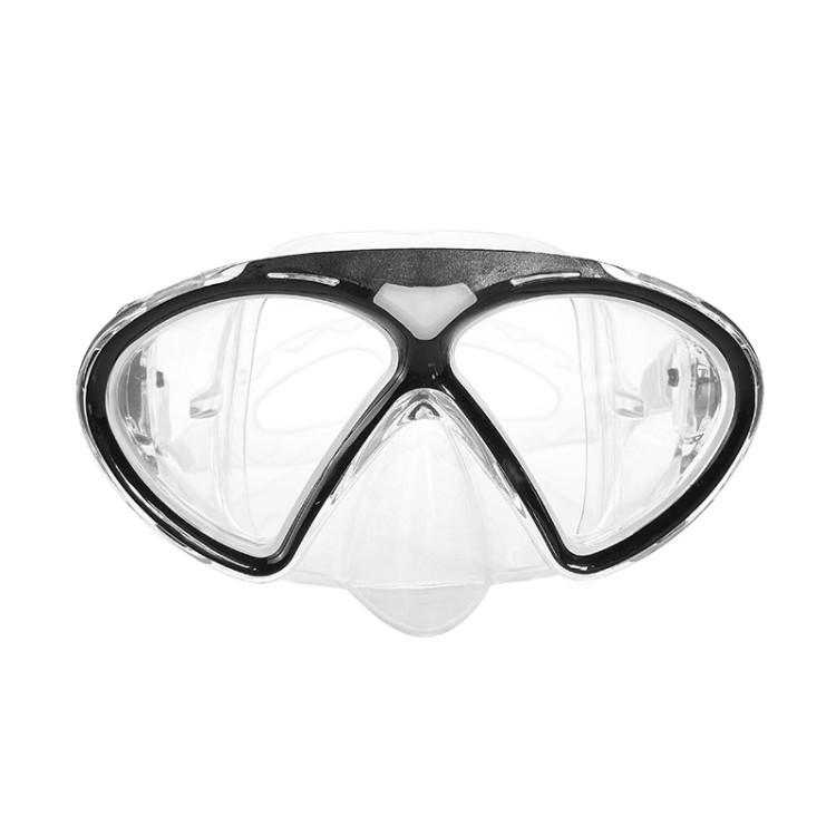 High quality transparent tempered glass children's diving mask