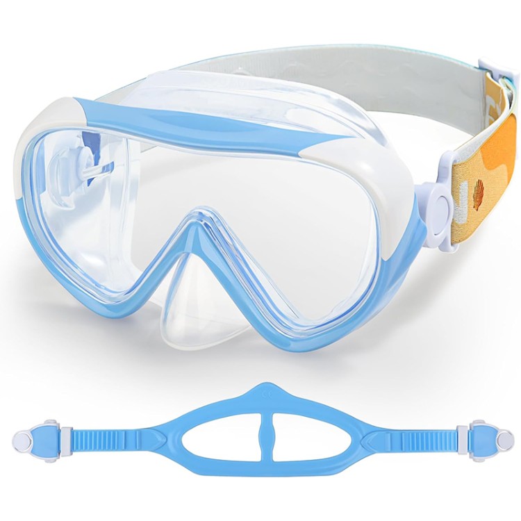 180° Anti-fog and anti-leak children's diving mask