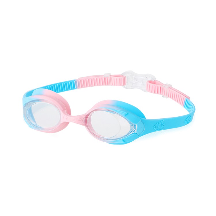 Cute color matching anti-fog children's swimming goggles