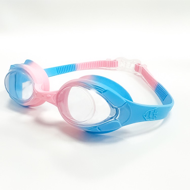 Cute color matching anti-fog children's swimming goggles