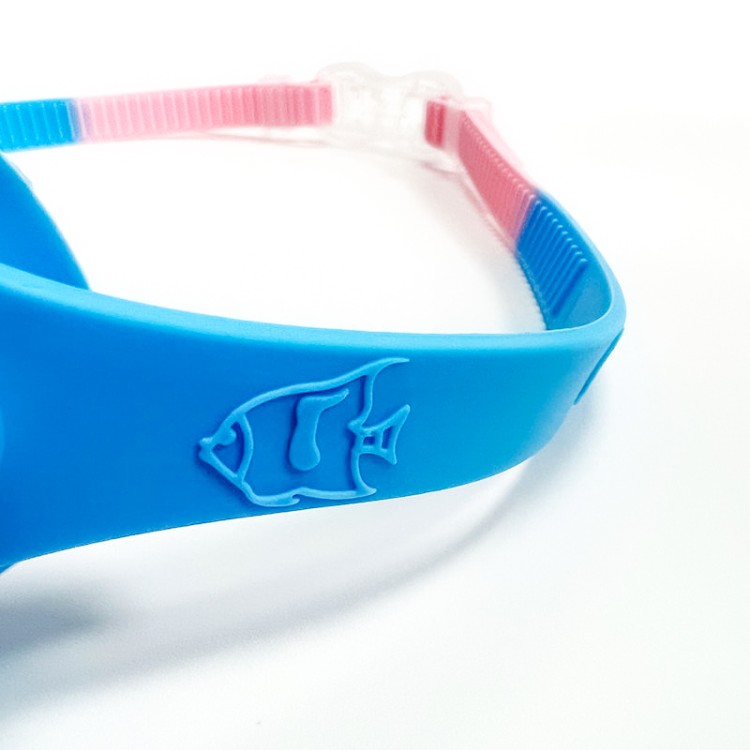 Cute color matching anti-fog children's swimming goggles