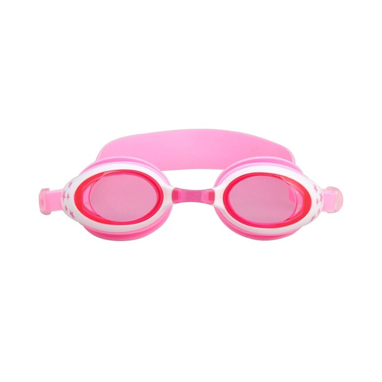 Star print adjustable kids swimming goggles