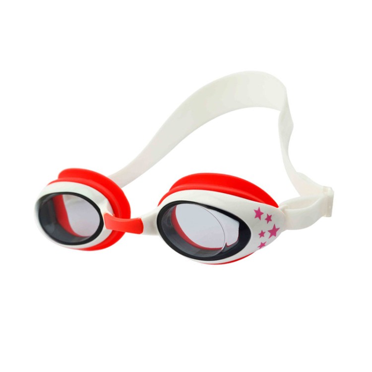 Star print adjustable kids swimming goggles