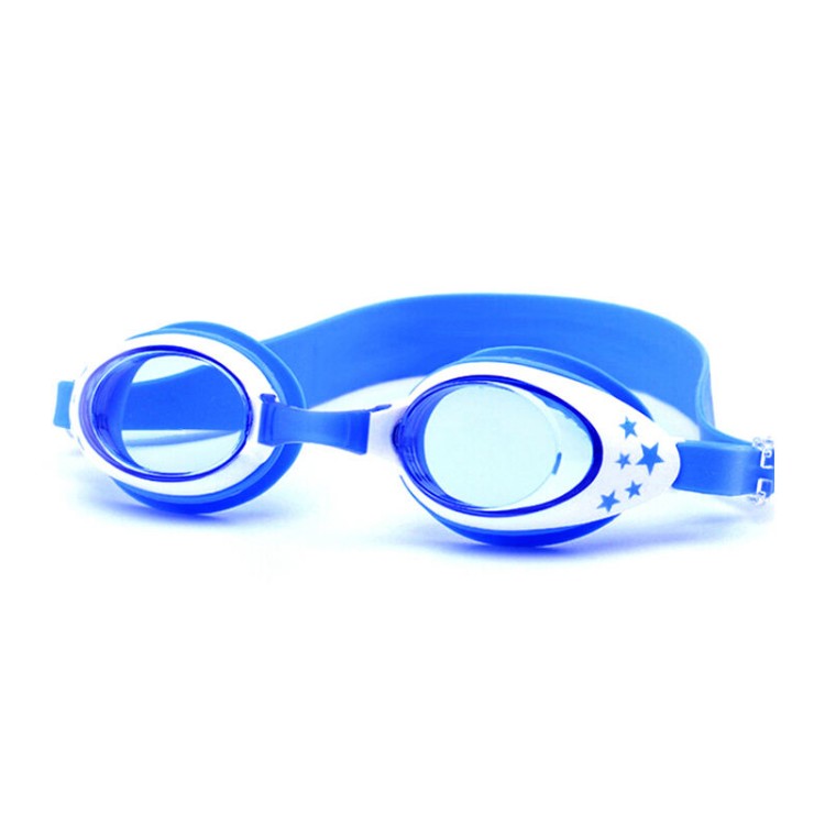 Star print adjustable kids swimming goggles