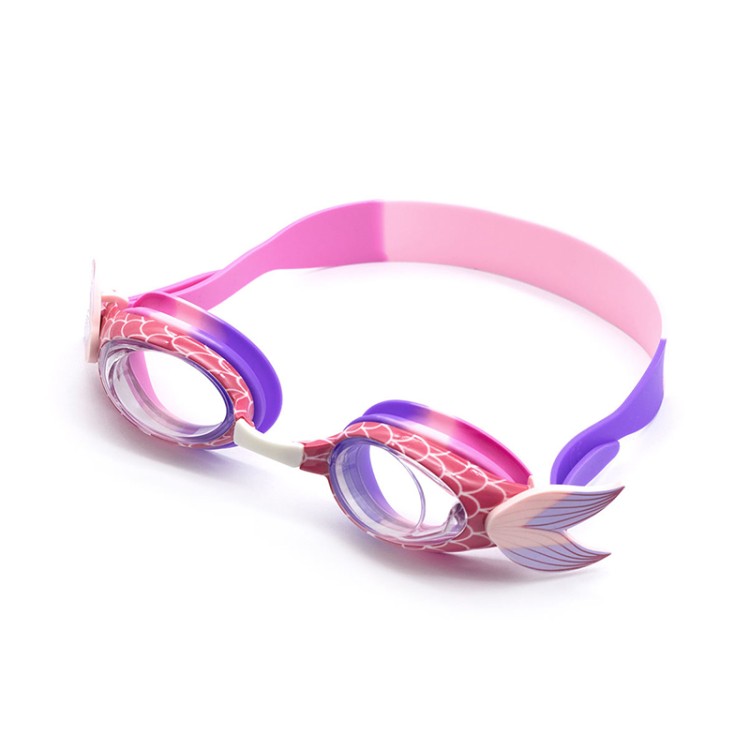 Fish shape design anti-fog children's swimming goggles
