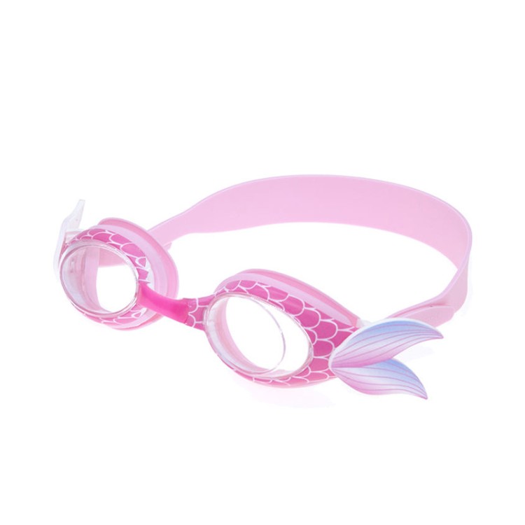 Fish shape design anti-fog children's swimming goggles