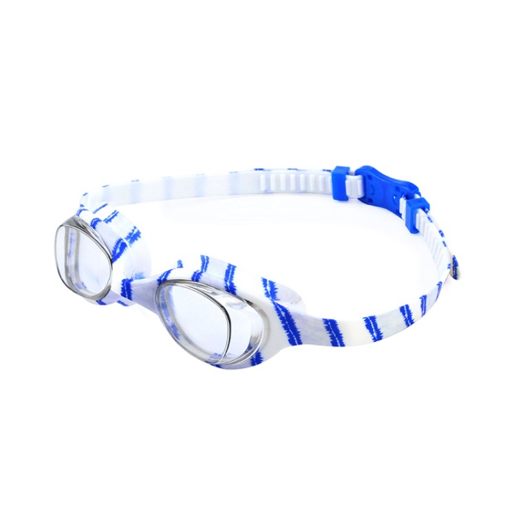 Fashion printed HD children's swimming goggles