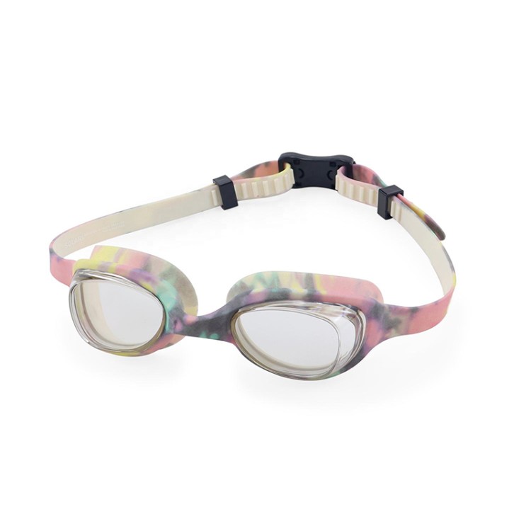 Fashion printed HD children's swimming goggles