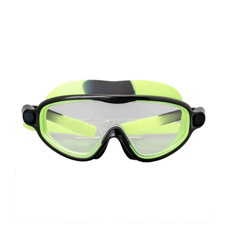 One-piece large frame high-definition children's swimming goggles