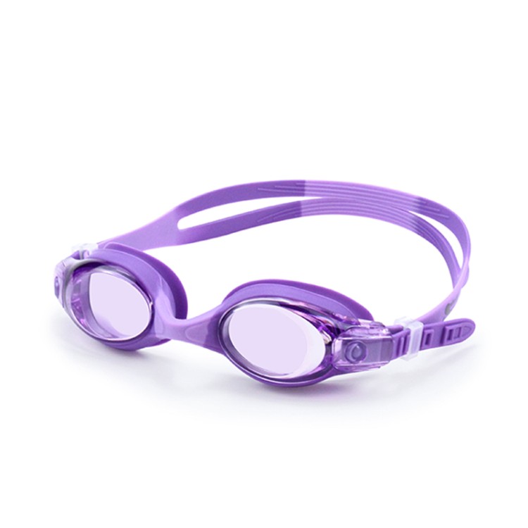Color matching anti-fog silicone children's swimming goggles