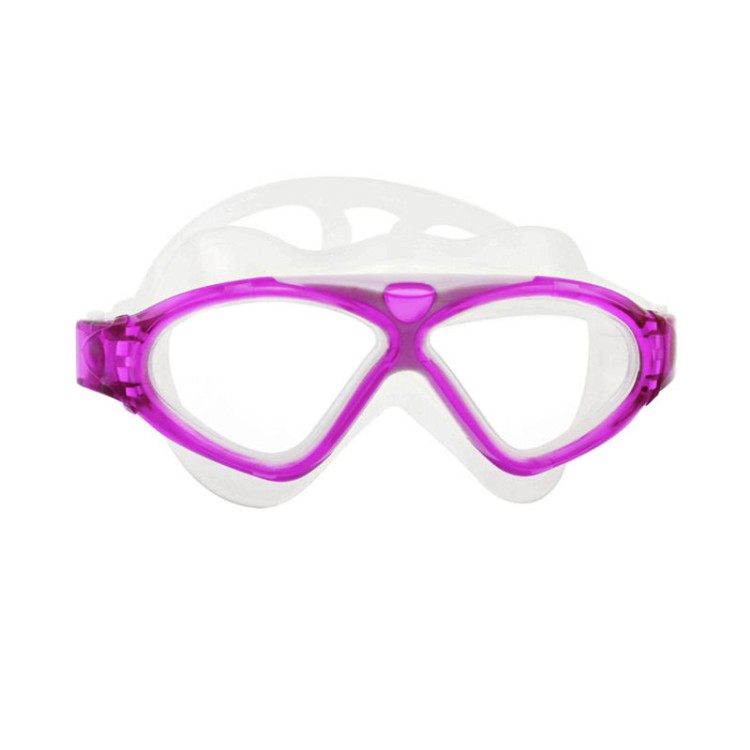 Professional large frame anti-fog children's swimming goggles