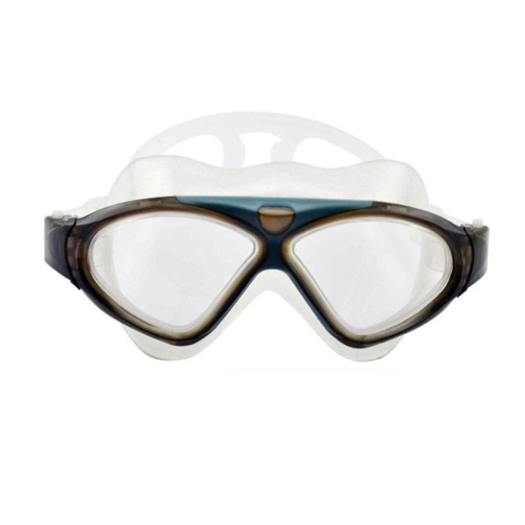 Professional large frame anti-fog children's swimming goggles