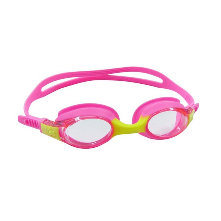 Colorful mixed silicone children's swimming goggles