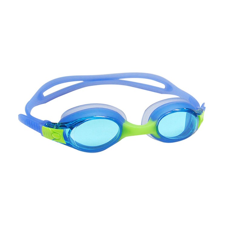 Colorful mixed silicone children's swimming goggles
