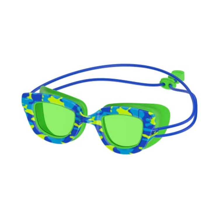 Printed anti-fog elastic rope children's swimming goggles