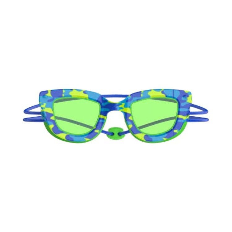 Printed anti-fog elastic rope children's swimming goggles