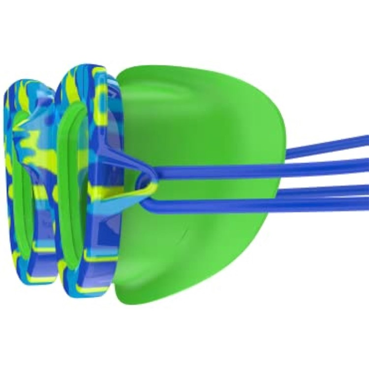 Printed anti-fog elastic rope children's swimming goggles