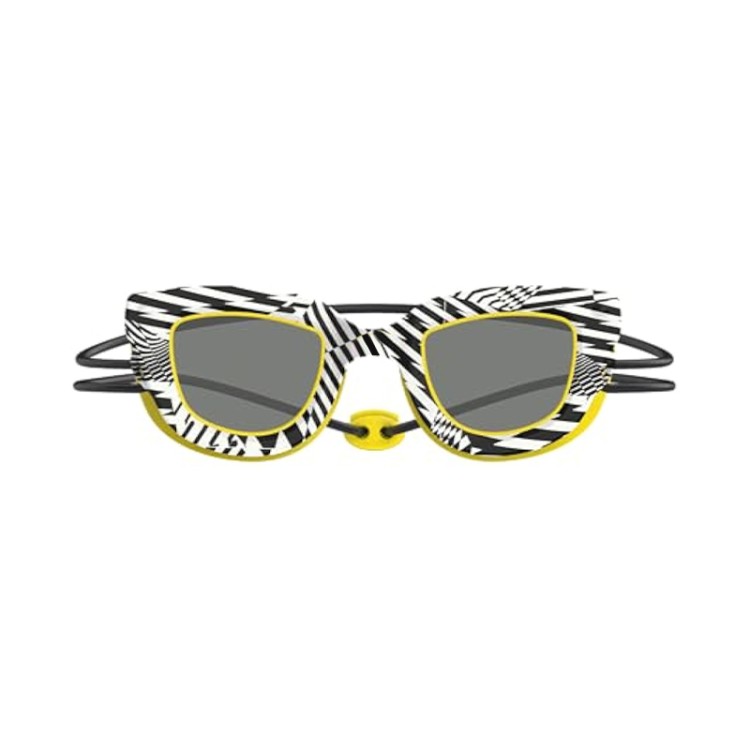 Fashion printed elastic rope children's swimming goggles