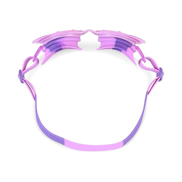 Purple fun design children's swimming goggles