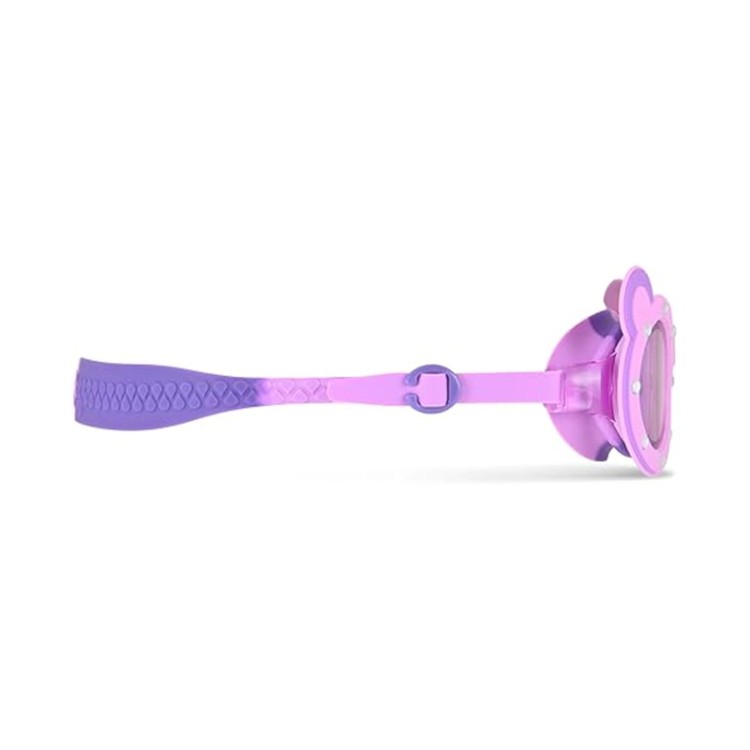 Purple fun design children's swimming goggles
