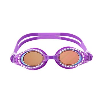 Colorful rhinestone anti-fog children's swimming goggles
