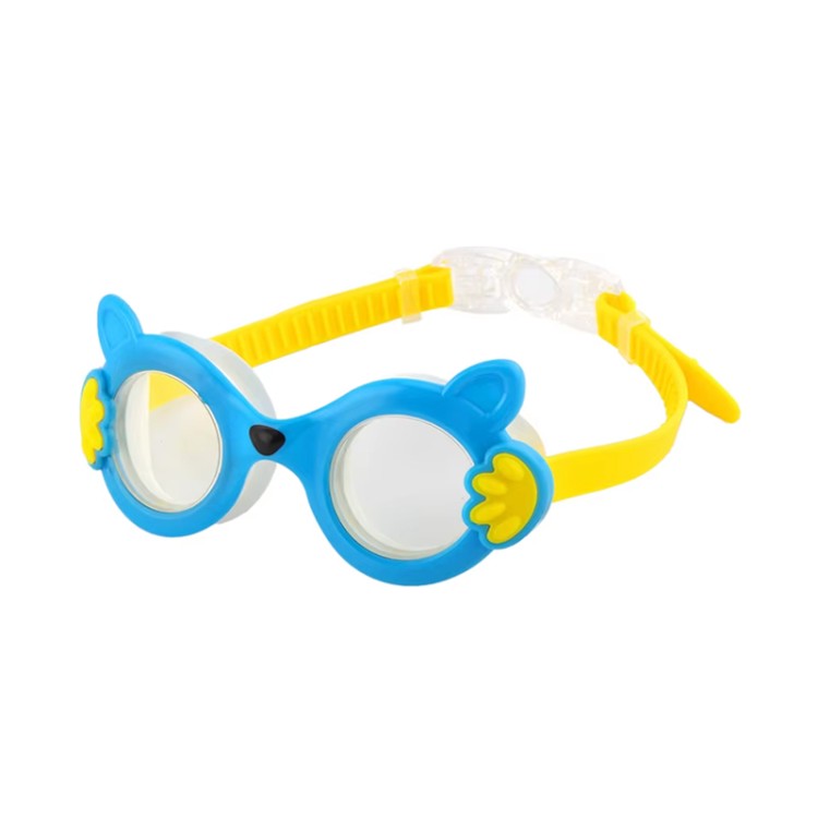 Cartoon silicone eye protection children's swimming goggles