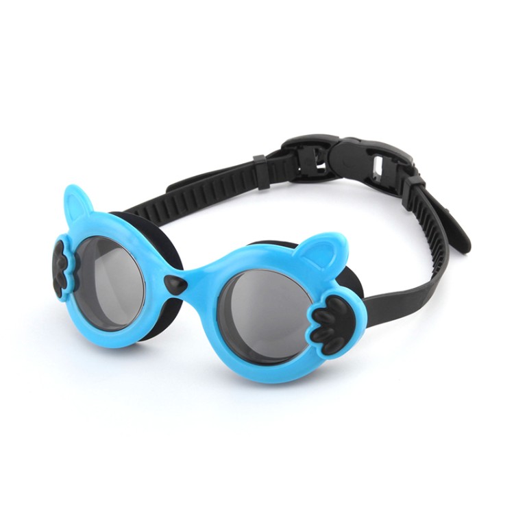 Cartoon silicone eye protection children's swimming goggles