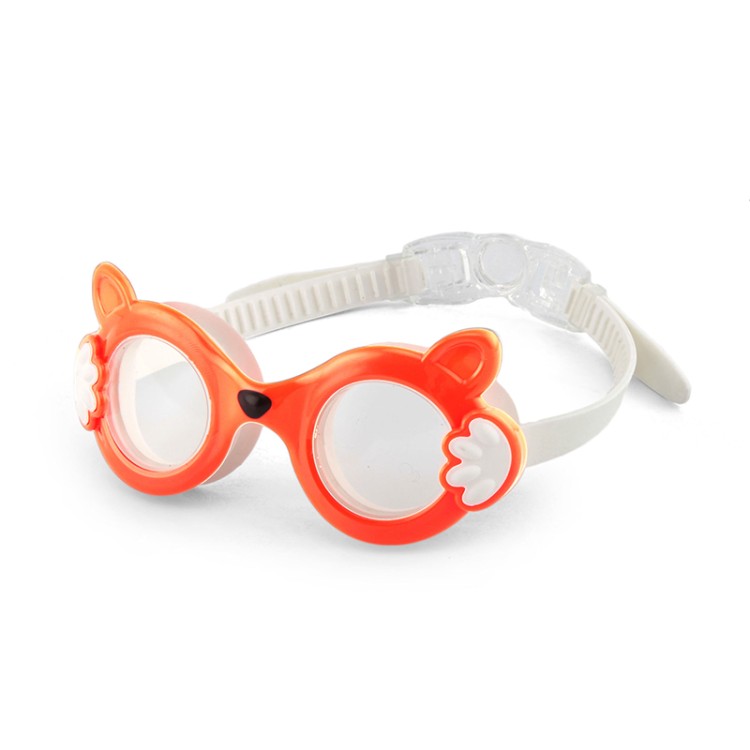 Cartoon silicone eye protection children's swimming goggles